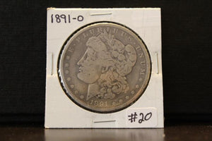 Morgan 1891 'O' Silver Dollar - Roadshow Collectibles