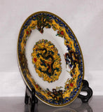Charger Ceramic Plate, Extremely Detailed, Subject Group Of Dragons - Roadshow Collectibles