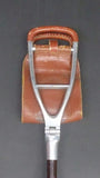 Leather Expandable Shooting Stick Seat, Made In Pakistan - Roadshow Collectibles
