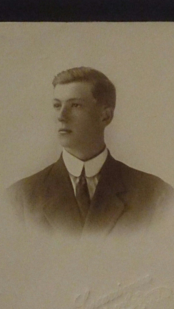 Black and White Portrait Of a Young Man, By Frank R. Snyder, 1900s - Roadshow Collectibles