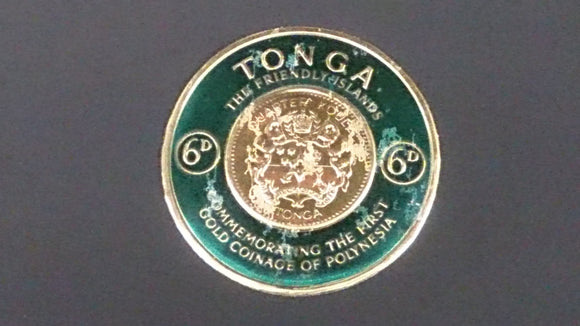Tongan Stamp Commemorating The First Gold Coinage Of Polynesia - Roadshow Collectibles