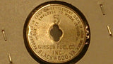 1941 Gibson Fuel Company Inc, 5 Cent Token, Blackwood, Virginia - Roadshow Collectibles