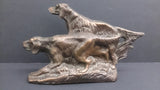 Bookends, a Pair, Bronze, Irish Setters - Roadshow Collectibles