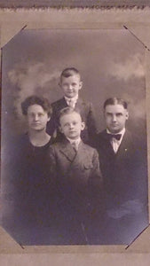 Black & White Family Portrait By A.B Duncan, In Springfield, Missouri - Roadshow Collectibles