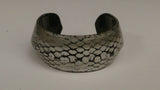 Designer Glass Cuff Bracelet, Snake Skin Design, Two Tone - Roadshow Collectibles