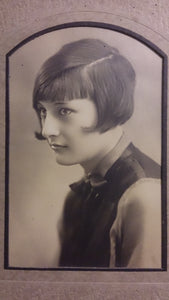 Black & White Portrait Of a Young Woman, By Burdge, Greenville, Ohio - Roadshow Collectibles