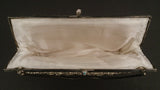 Art Deco Women's Evening Clutch Purse Beautifully Beaded Floral Design - Roadshow Collectibles