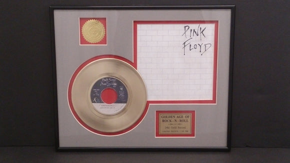 Pink Floyd Another Brick In The Wall Gold Glad Record, Limited Edition - Roadshow Collectibles