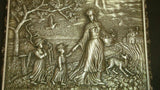 Jewellery Box, White Copper, Scene Of Mother, Children, Dog, and Dove - Roadshow Collectibles