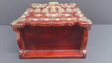 Jewellery Chest, Japanese, Keyaki Wood, Lacquered, Brass Metal Work - Roadshow Collectibles