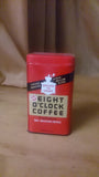 Eight O'Clock Coffee Still Bank Tin Litho Freshly Roasted Mellow Blend - Roadshow Collectibles