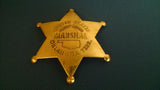 United States Marshal Oklahoma Terr Badge, Brass, Reversed Embossed - Roadshow Collectibles