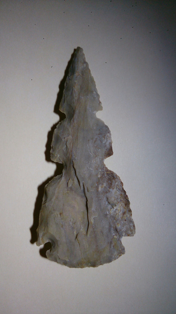 Large Arrow Head, Triangular Expanding Point 6 Notches, Dove Tail Base - Roadshow Collectibles