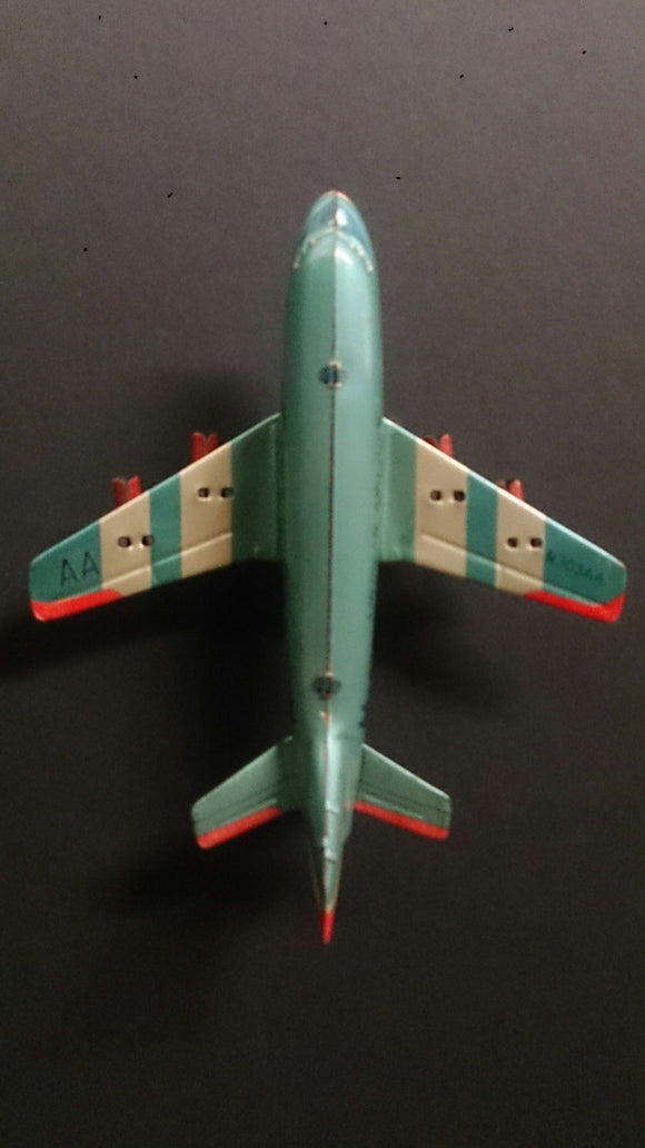 Friction Toy Plane DC-7, A A American Airlines, Tin, Litho, N303AA - Roadshow Collectibles