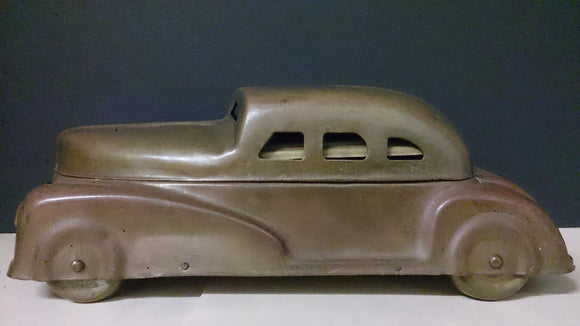 Art Deco Betel Motor Car, Brass, Made In England, 1930's - Roadshow Collectibles