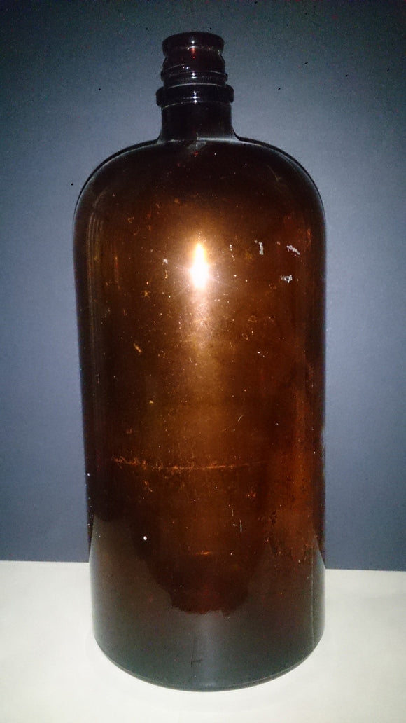 Amber Glass Bottle, Made By The Owens-Illinois Glass Co, Late 1950s - Roadshow Collectibles