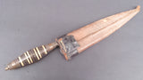 Canary Island Knife with Decorative Handle & Leather Sheath, Very Old - Roadshow Collectibles