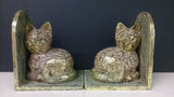 Bookends, a Pair, Wooden, Depicting Cats - Roadshow Collectibles