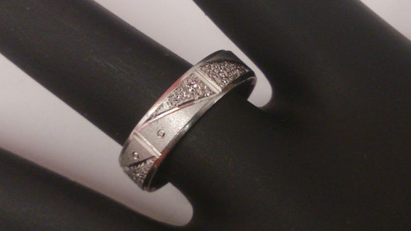 Sterling Silver Ring, Geometric Design - Roadshow Collectibles