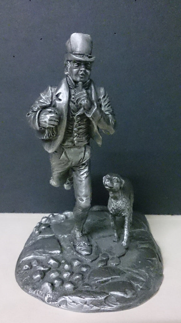The Franklin Mint Pewter Figurine The Newsman 1977 - Roadshow Collectibles