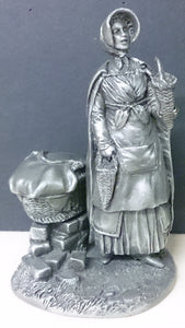 The Franklin Mint Pewter Figurine The Strawberry Girl 1977 - Roadshow Collectibles