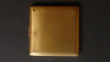 Majestic U.S.A Powder Compact, Mirrored, Gold Tone, Golf Themed - Roadshow Collectibles