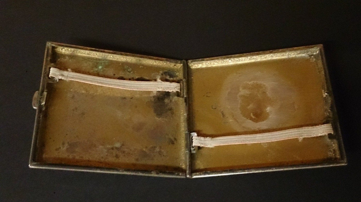 Cigarette Case, Golf Themed, Embossed Image Of Male Golfer. – Roadshow  Collectibles