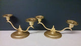 Candlestick Holders, a Pair, Gold Gilded - Roadshow Collectibles