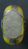 Snuff Bottle Yellow Glass Sterling Silver Frog Motif Pattern Chinese - Roadshow Collectibles