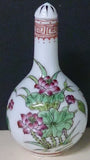 Snuff Bottle Porcelain, Hand Painted Flowers and Grasshopper, Chinese - Roadshow Collectibles
