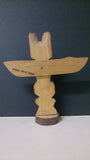 Native American Miniature Totem Pole, Hand Carved and Painted - Roadshow Collectibles