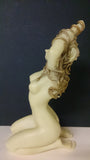 Medusa Figure, Faux Ivory and Gold Accents By U.K Artist Oliver Tupton - Roadshow Collectibles