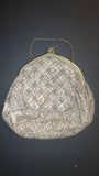 Art Deco Women's Evening Clutch Purse Hand Patterned Bead & Pearl Work - Roadshow Collectibles
