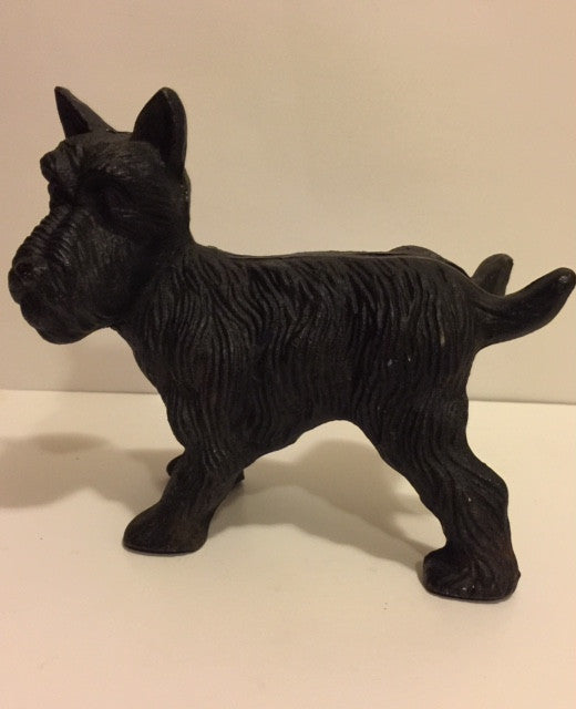 Early Cast Iron Scottie Dog Door Stopper - Roadshow Collectibles