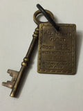 1885 Brothel Room Key Labeled "LIL'S HOUSE" Toast of The Barbary Coast - Roadshow Collectibles