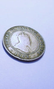 Edward VII 1906 Jamaican Half Penny - Roadshow Collectibles