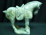 Tang Horse Saddled, Hand Carved From One Solid Piece of Jade, Chinese - Roadshow Collectibles