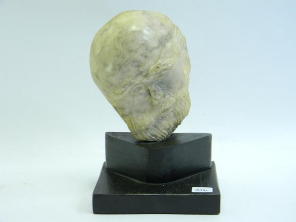 Marble Head Sculpture, A Old Bearded Man, Comes with Stand - Roadshow Collectibles
