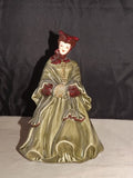 Florence Ceramics, Woman Figure, Hand Brushed Gold and Red Glazes - Roadshow Collectibles