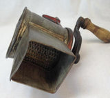Harras 52 Manual Nut-Spice Mill Grater, Cast Iron & Tin, Wooden Handle - Roadshow Collectibles