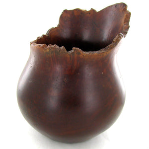 Madagascar Vase, Hand Carved By Betsileo Tribe Artisans, Rosewood - Roadshow Collectibles