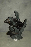 Cast Iron Sculpture, Three Fish Swimming Through a Group of Java Ferns - Roadshow Collectibles