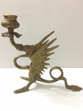 Griffin Candlestick Holders a Set, Brass Mid-Century, Gothic Monsters - Roadshow Collectibles
