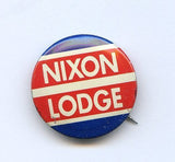 Richard Nixon and Henry Cabot Lodge 1960 Campaign Button - Roadshow Collectibles