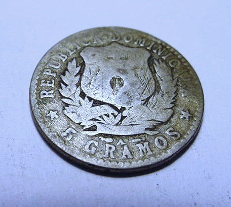 Dominican Republic 20 Centavos Silver 1897 - Roadshow Collectibles