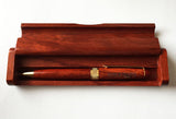 Wood Pen Custom Made Gold Plated, Comes with Wood Case - Roadshow Collectibles
