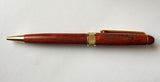 Wood Pen Custom Made Gold Plated, Comes with Wood Case - Roadshow Collectibles