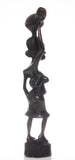 African Hand Carved Ebony, Pregnant Woman Carrying a Water Jug - Roadshow Collectibles