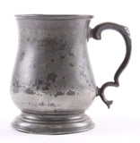 Joseph Morgan Pewter Mug, Tulip Shape, Manchester England 19th Century - Roadshow Collectibles