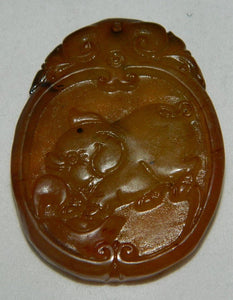 Pendant, Hetian Jade Hand-Carved Relief Of Pig One Of The Rarest Jades - Roadshow Collectibles